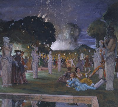 Feste nei dintorni di Venezia, 1930 da Konstantin Andreevic Somov